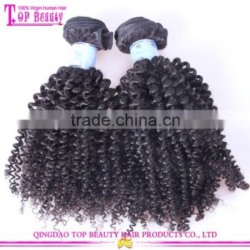 Factory wholesale 7A grade mongolian kinky curly hair weave virgin kinky curly hair