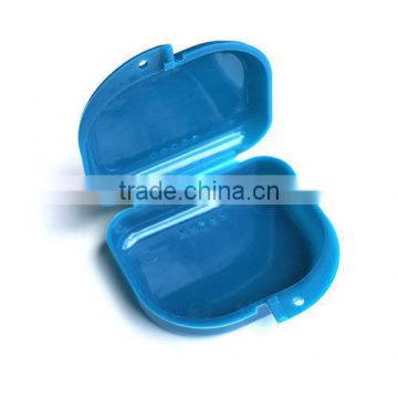 dental retainer case, plastic dental box,dental case, mouth tray case, plastic box, bule teeth whitening mouth tray case