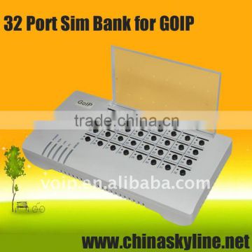 32 port sim bank for goip/Remote SIM Card Emulator/Automatic IMEI Change