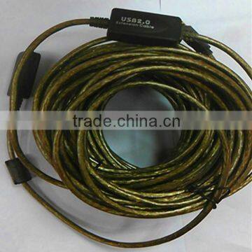 High Quality AF to AM USB 2.0 Active Extension Cable for 10m