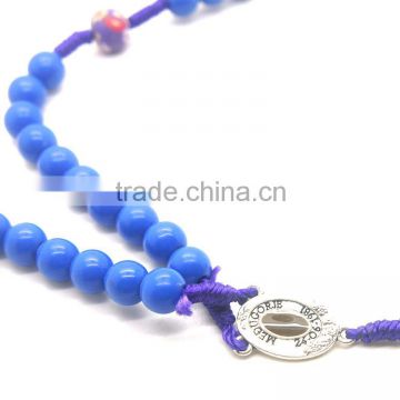 8mm arcylic beaded rosary,cheap acrylic beads rosary,Catholic rosary necklace