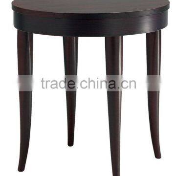 Hot sale wooden living room furniture round MDF top cooffee table