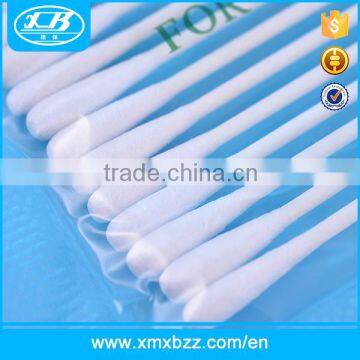 Custom size white wood stick cotton swabs
