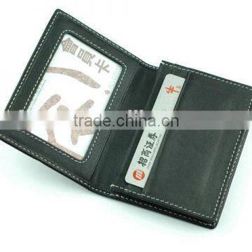 Custom Logo/Brand Nappa Leather Man's Card Holder Wallet