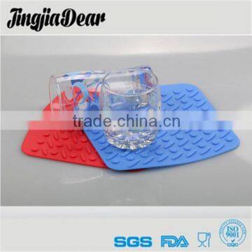 2016 Non-stick silicone drink coaster cup mat