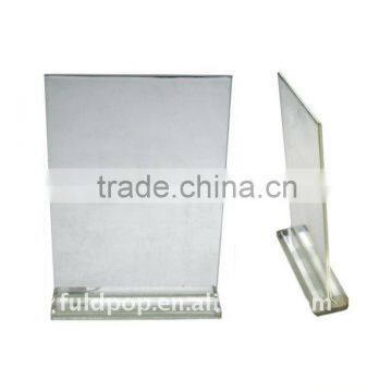 Top quality China made A4 acrylic sign plastic paper holder