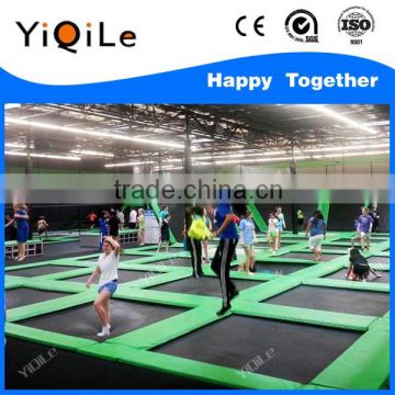 green trampoline gymnastic square trampoline indoor trampoline park