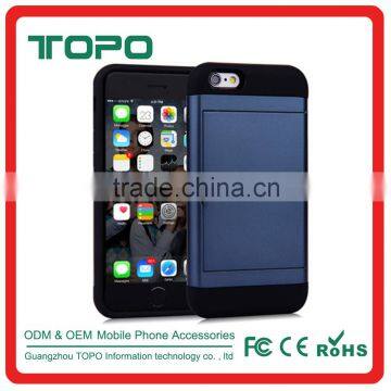 Korea Fresh Design Candy Color Phone Case for Iphone 6 6s 7 Plus Tpu pc With Card photo-5
