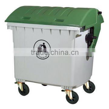 1200L plastic trash bin in hotels waste can wheelie can storage bin plastic dustbin outdoor dustbin waste bin