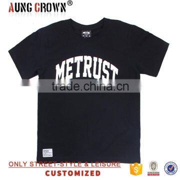 New Fashion Printing Design Men Short Sleeve Cotton T Shirt