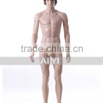 Plastic muscular male display mannequin