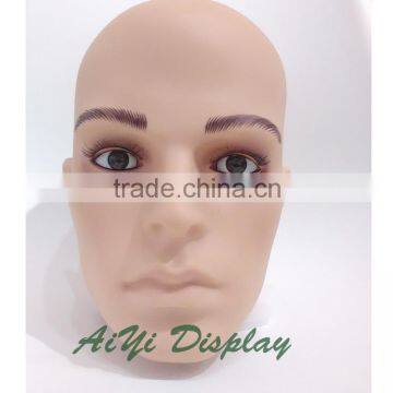 Female make up mannequin head for hat display