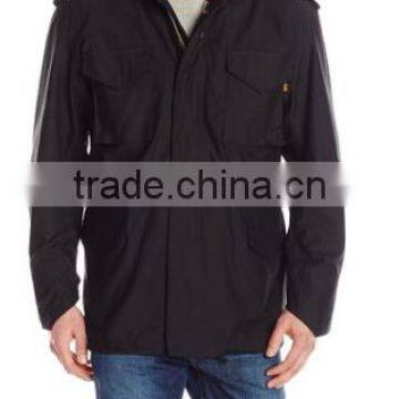 OEM 50% Cotton 50% Nylon Dark Navy With Cotton Polyester Lining M65 Russian Military Hoodie Jacket
