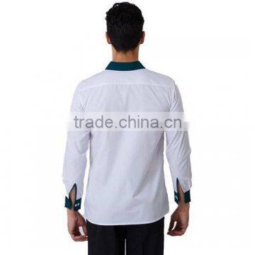 Wholesale Chef Uniforms Men'srestaurant Waiter Long Sleeve Work Shirt photo-3