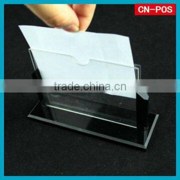 displayed acrylic ticket holder for standing