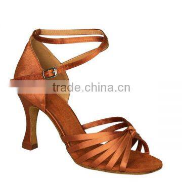 Different color slim strip satin upper material dance tap shoes for women 4806405