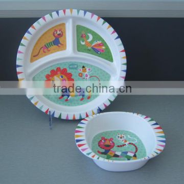 T3086+SB6050 melamine kids dinner set