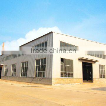 Export to Malaysia hot galvanized steel structure warehouse