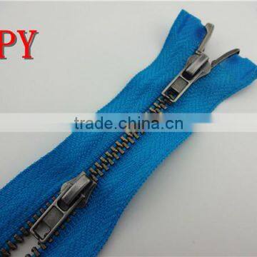 top sale metal zipper with blue tape