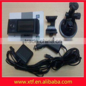 Factory Wholesale 2.7 Inches Wide GPS Dual Camera Car Dvr Dash Camera 1080 photo-5