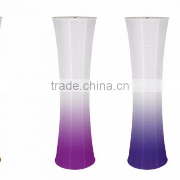 European Modern Multicolor Gradient Decorative Rice Paper Shade Led Floor Standing Lamp/Light