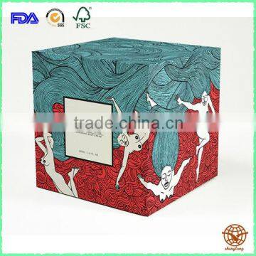 2016 Creative Custom Printed Face Cream Packing box,Luxury cosmetic Packing box