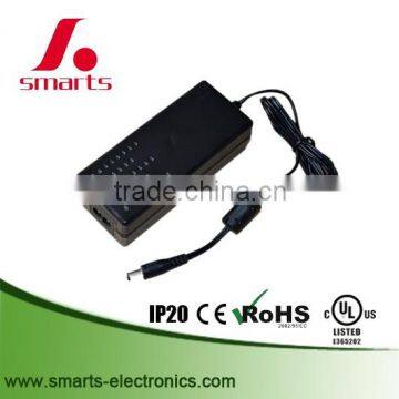 CE UL ROHs listed single output ac dc power adapter 12v 3a 36w