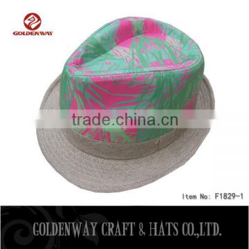 Popular Custom Made Paper Fedora hats