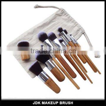 Vegan Bamboo Handle 11pcs Make up Brush Pro makeup brushes