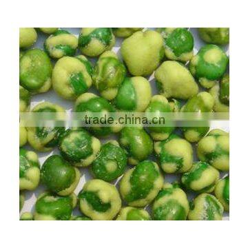 Wasabi coated green peas