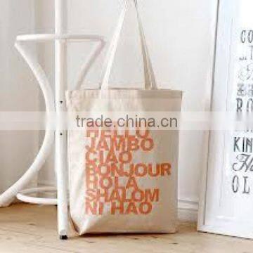 Reusable cotton bag / large hand bag shopping bag