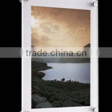 Wall mounted Photo Frame - Frosted Back Panel