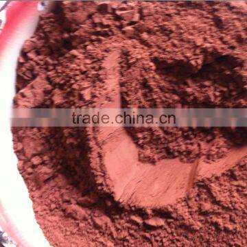 Volcanic powder red and black color