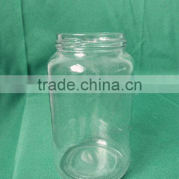 625ml cylinder glass jam or pickles or honey jar with screw lid