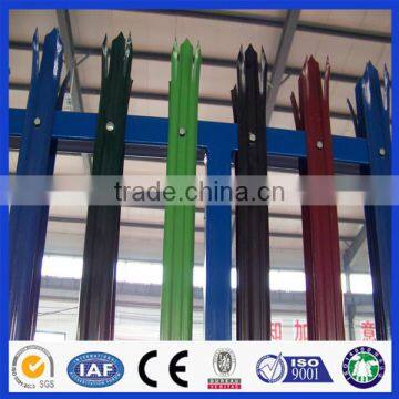 China professional security palisade fence/steel palisade fence/security Euro palisade fence(direct factory)