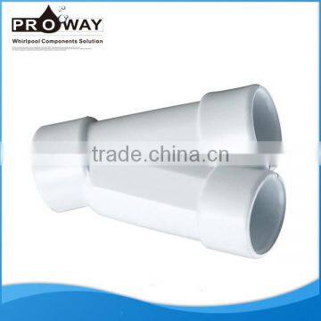 Manufacturer PVC Plastic Pipe Branch Fitting Standard For Bathtub Y Branch Pipe Fitting