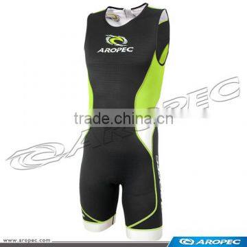 Tri Compress TX-1 Man Triathlon/ Cycling Compression Back Zipper Lycra Suit Clothing