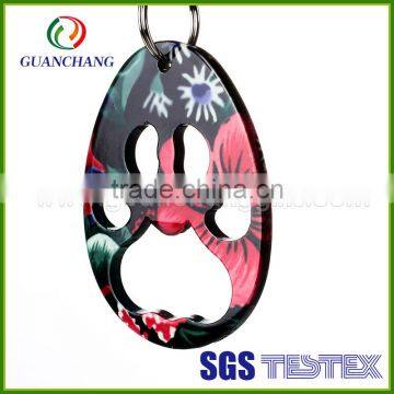 New Invention Fashion Mask Logo Printing Key Chain Aluminum Beer Bottle Opener