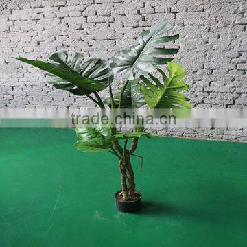 Good Decoration for Indoor/outside Artificial Plant Bonsai Monstera photo-5