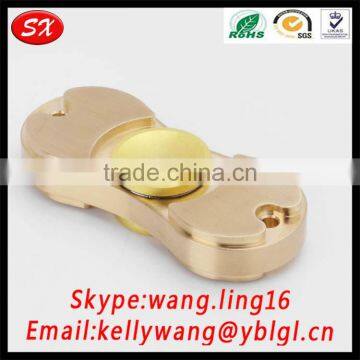 Customized Brass Hand Fidget Spinner,Aluminum Light Spinner Toy, Metal Tri-Spinner photo-6