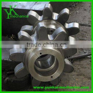 SS304 marine parts, precision cnc forging parts, precision cnc machining wheel gear parts