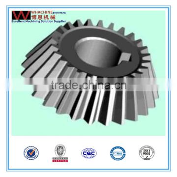 CNC machining high precision crown gear and pinion made by whachinebrothers ltd