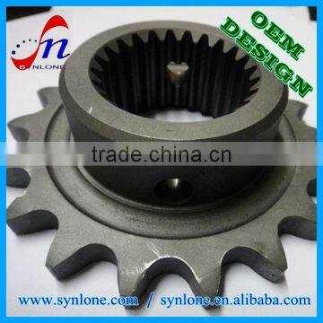 OEM steel forging chain sprocket with sand blasting