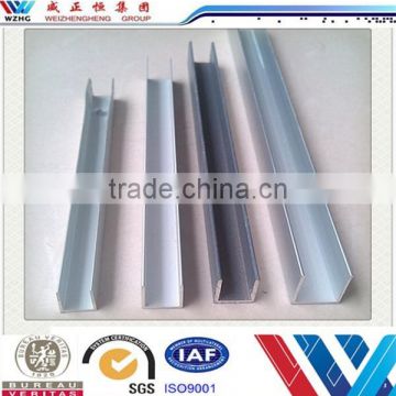 China industrial aluminum profile free samples aluminum profile,U shape aluminum extruded profile channel