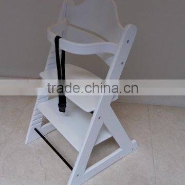 European Standard EN14988 Beech wood multifunctional 3 in 1 baby high chair