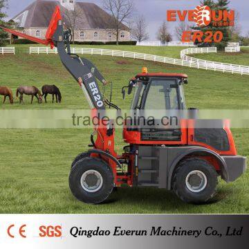 Everun Brand New ER20 Front End Wheel Loader with Ajustable Pallet Forks