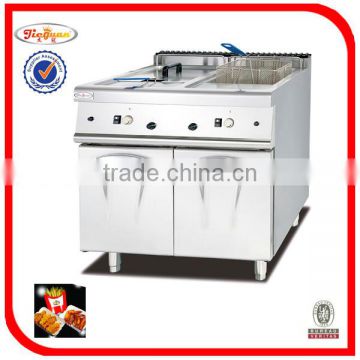 Gas deep Fryer 2-tanks & 2-basket with cabinet GF-985