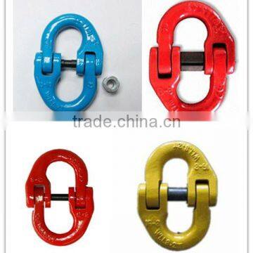 Plastic painted Grade80 alloy steel chain connecting link for lifting