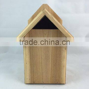 FSC Wooden Bird House /wooden Bird Cage Decorate in Garden for Wholesale photo-3