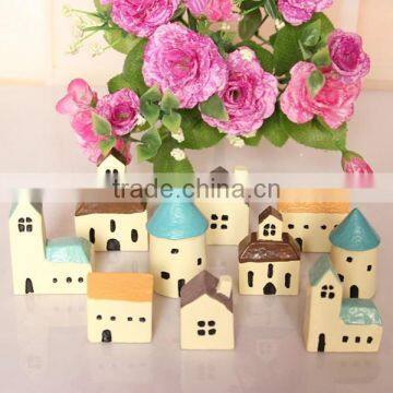 Zakka Grocery Aegean Sea Small Decorative House Micro Landscape Accessories Resin Ornaments Background Props photo-2